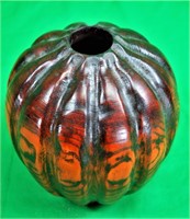 8 1/4" Tall Pumpkin-esque Vase
