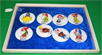 8 Snow White And the Seven Dwarfs Buttons