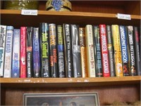 Assorted Spy, Thriller, Suspense Novels -Hard Back