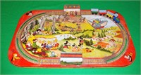 Marx Tin Train Track w/Disney Characters & Train