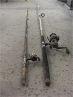2 Fishing Poles w/Reels
