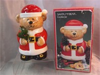 Treasure Craft Cookie Jar -Santa McBear