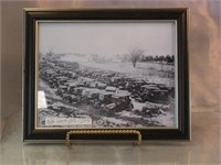 Copy of Antique Car Junkyard Photo in Frame