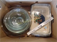 Lot of PYREX Bowls, Dishes & More