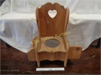 Wooden "Potty" Chair