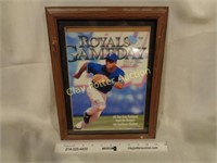 Royals & Rangers Framed Game Program