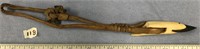 Fabulous ivory harpoon with a metal blade and it h