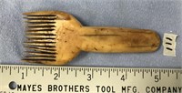 4" Ivory comb only 1 broken tooth  one of finest e