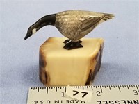 Peter Mayac 2.5" long scrimmed Canadian goose on f