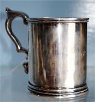 Thomas Radcliff Southern Coin Silver Cup w/ Handle