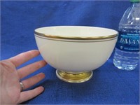 lenox usa 8 inch wide bowl with gold trim
