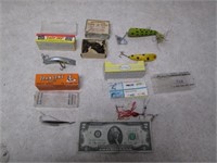 Lot of Vintage Fishing Lures - Most w/ Boxes -