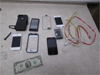 Lot of Cellphones, Cases & Cord - iPhones