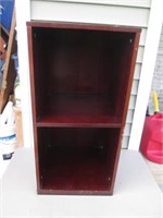 Cherry Colored Storage Shelf Bookcase
