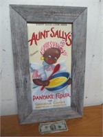 Framed Metal Black Americana Aunt Sallys