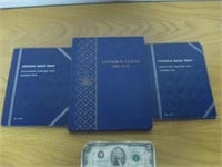 3 Penny Books w/ 148 Total Wheat Pennies -