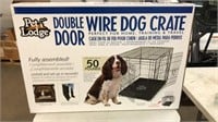 Medium wire dog crate