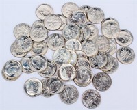 Coin 50 Roosevelt Dimes 1963-P BU