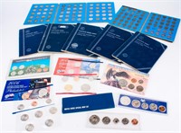 Coin Assorted United States Mint Sets and Binders