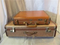 Samsonite Brief Case & Vintage Suitcase