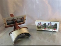 Antique 3D Picture Viewer w/Picture Cards