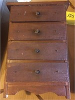 Doll House Chest, Tie Tacks, Brooches