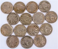 Coin 15 Key Date Buffalo Nickels  Nice Coins!