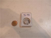Pièce de 50¢ en argent 1965 UNC