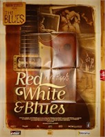 Affiche originale RED WHITE AND BLUES - THE BLUES