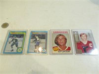 4 cartes Guy Lafleur Heros and Prospects OPC
