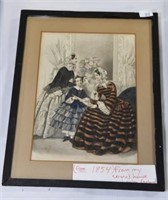 19th Century Fashion Print