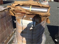 Pallet of roof flashing