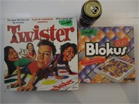 Jeu Twister et Blokus complet