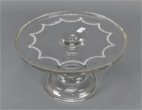 Scarce Heisey Glass Company Cakestand