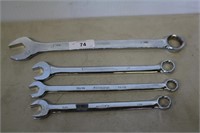 Group of open end box wrenches