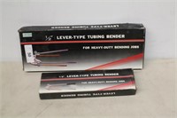 Lever-type tubing benders