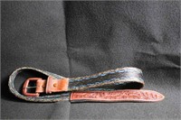 Horse hair belt