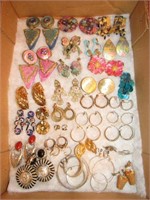 Costume Jewelry, Earrings, Brooches, Rings