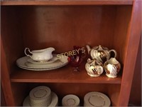Tea Pot, Gravy Boat, Platters, Etc.