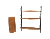 Teak Hanging Rack and Magazine Rack