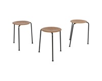 Nest of Three Bentwood Tables - Signed Denmark