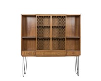 Widdicomb Fruitwood Display Cabinet - Signed