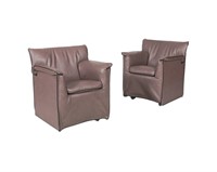 Afra and Tobia Scarpa Laurianetta Club Chairs