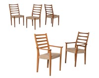 Svegard Swedish Dining Chairs - Set of Five