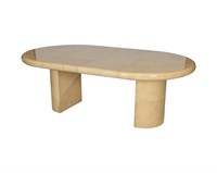 Springer Style Faux Skin Dining Table
