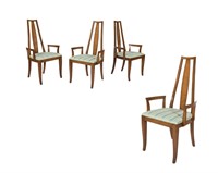 Unattached Arm Chairs - Set of Four