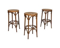 Three Cane Stools