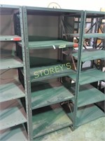Section metal shelving 24" x 30" x 75", 5 shelves