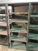 Section metal shelving 24" x 30" x 75", 6 shelves