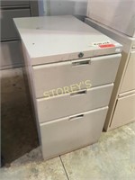 Teknion Box/Box/File drawer pedestal,  beige